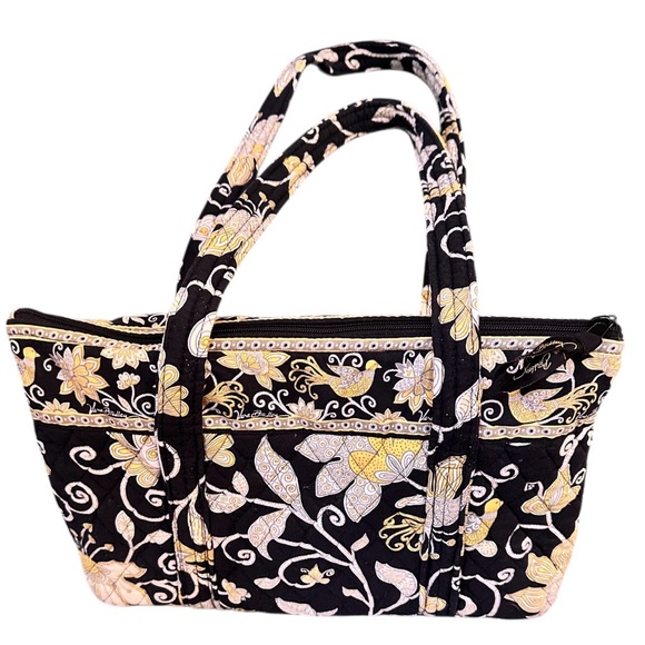 Vera Bradley Yellowbird Betsy Bag Purse Tote Retired EUC - Picture 2 of 11